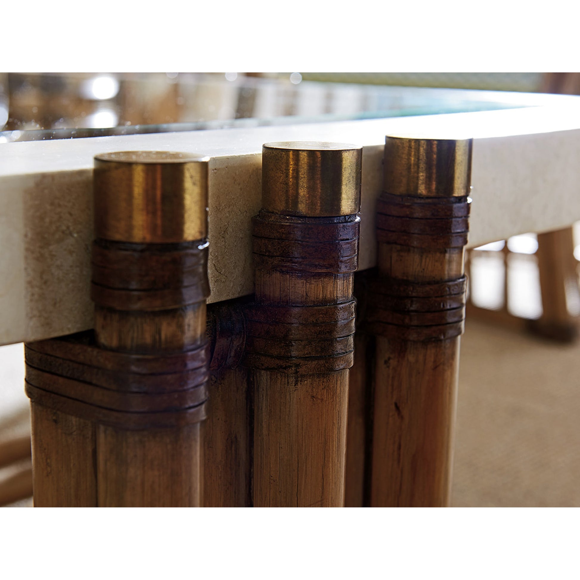 Weston Cocktail Table by Tommy Bahama Home. Made from unique in a coastal style.