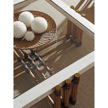 Weston Cocktail Table by Tommy Bahama Home. Made from unique in a coastal style.