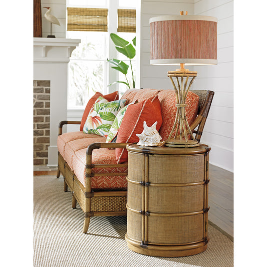 Cassada Drum Table by Tommy Bahama Home. Made from unique in a coastal style.