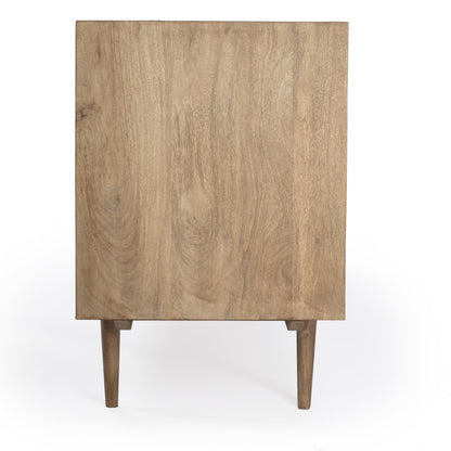 Leonidin Sideboard by Butler Specialty Company in light brown. Made from mango wood, mdf in a modern style.
