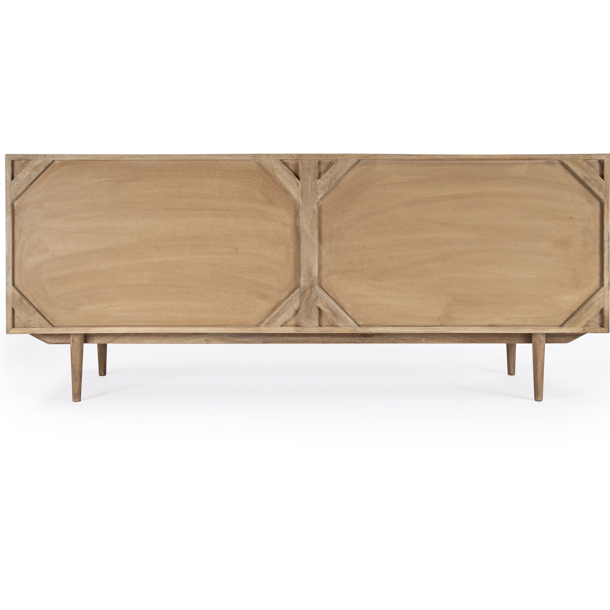 Leonidin Sideboard by Butler Specialty Company in light brown. Made from mango wood, mdf in a modern style.