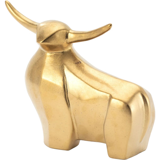 Golden Ox by Global Views. Made from ceramic in a modern style.