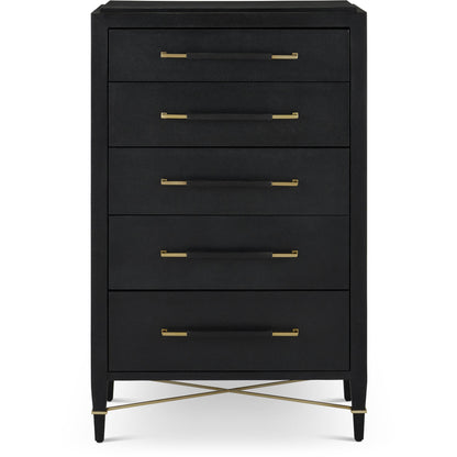 Verona Five-Drawer Chest by Currey and Company. Made from unique in a traditional style.