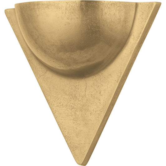 Atria Wall Sconce by Corbett in vintage brass. Made from unique in a transitional style.