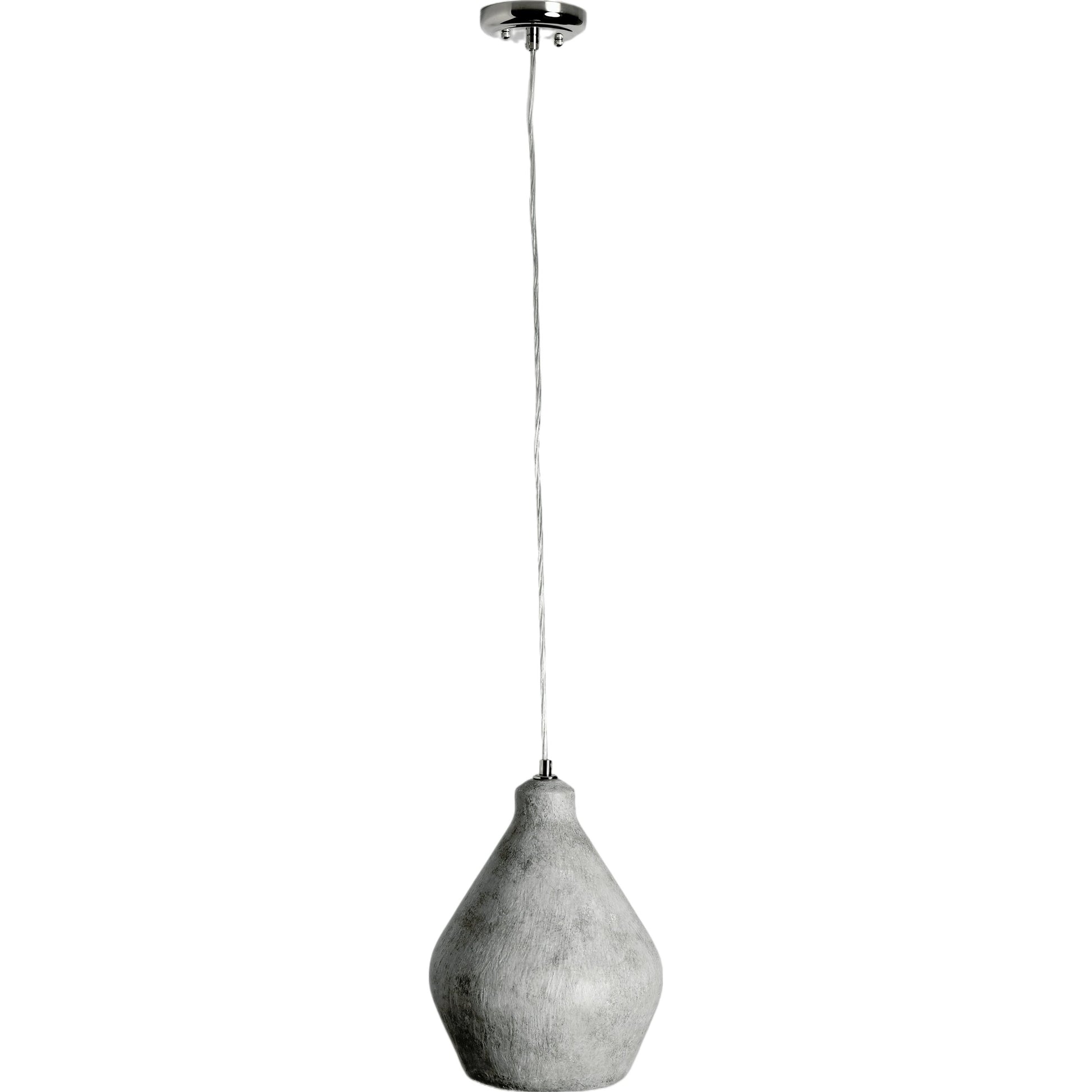 Jerry 1-Light Gray Concrete Pendant by Classic Home in light gray. Made from concrete in a modern style.