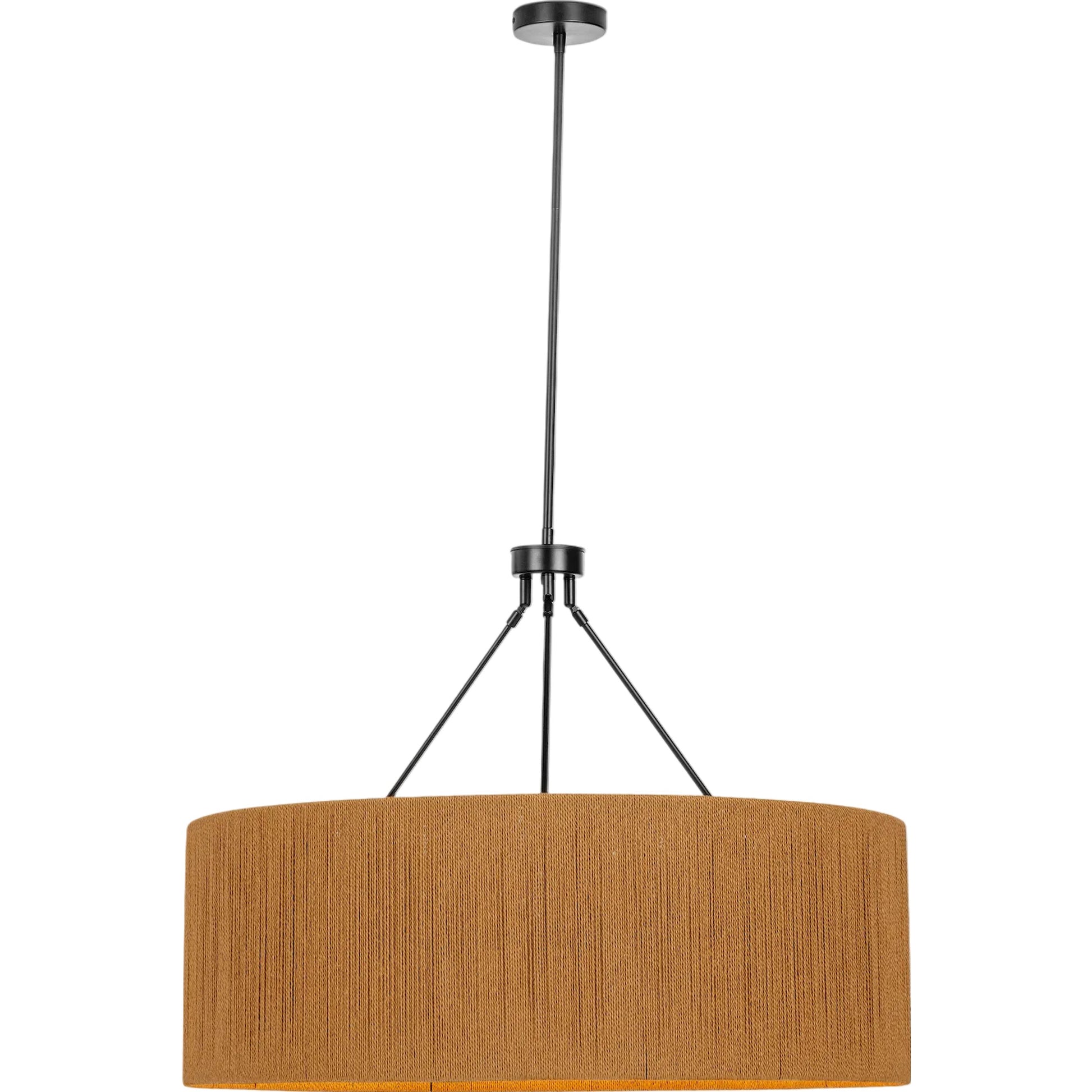 Dobson Rattan Rope Chandelier by Classic Home. Made from unique in a unique style.