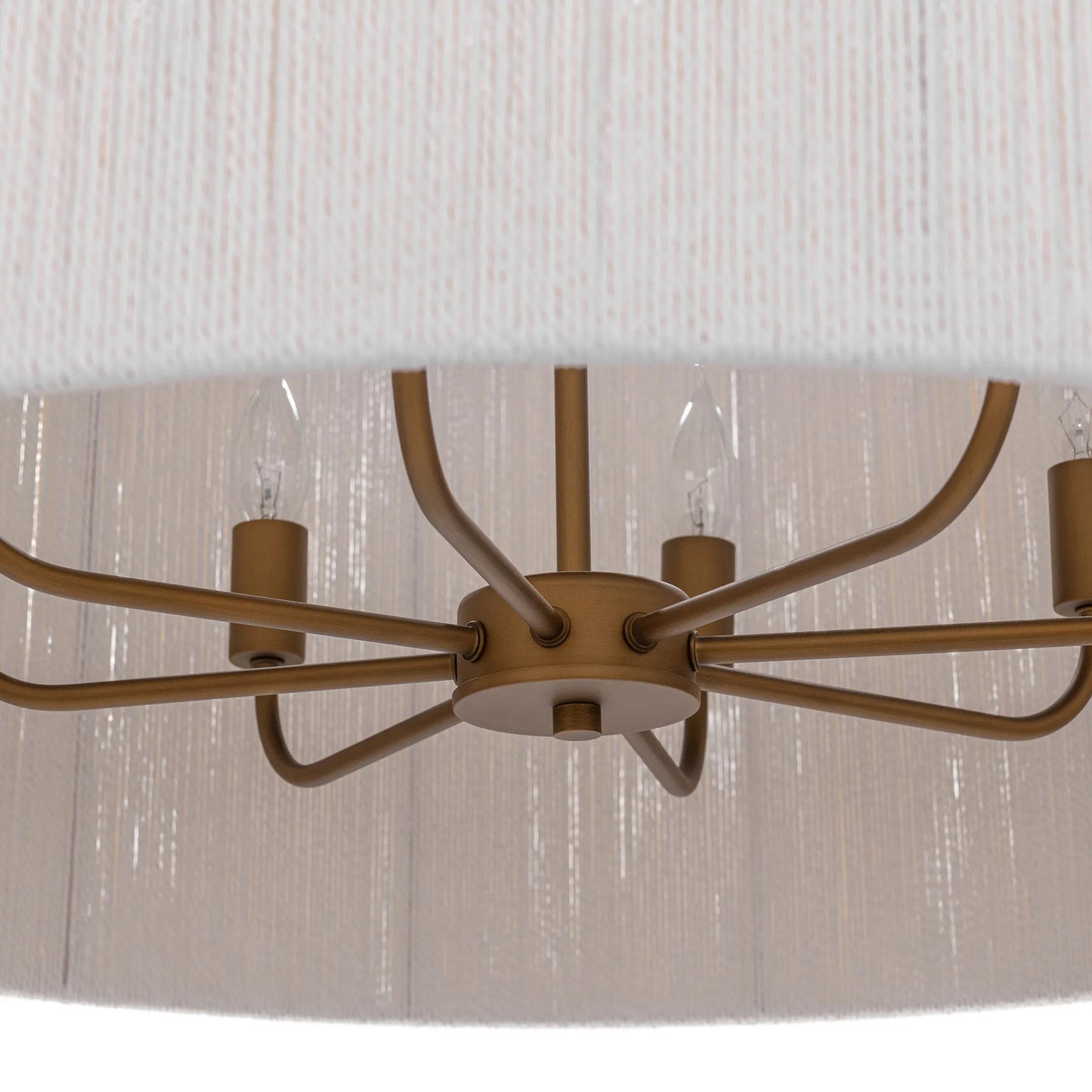 003 SI-2353768 | Closeup | Allyn Rattan Chandelier by Classic Home. Made from unique in a transitional style.