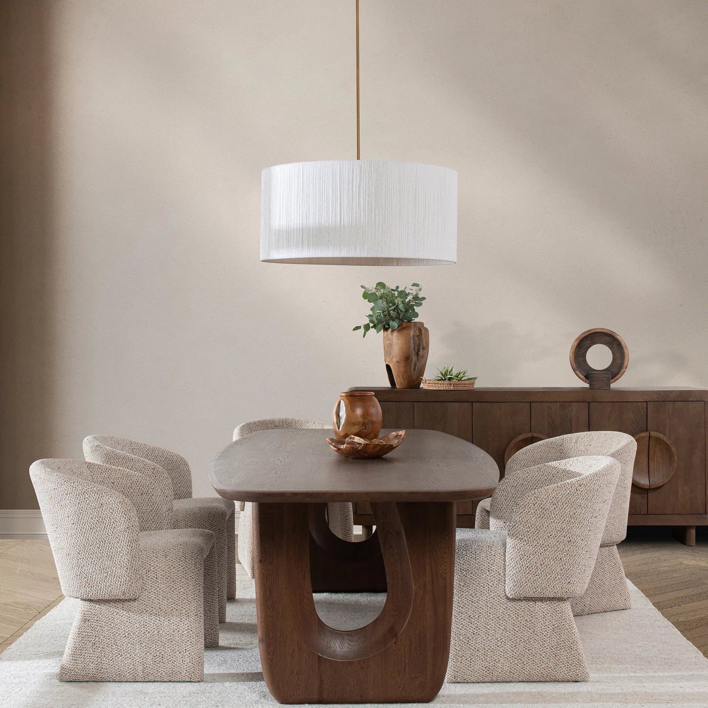 007 SI-2353768 | Lifestyle | Allyn Rattan Chandelier by Classic Home. Made from unique in a transitional style.