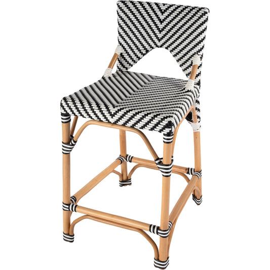 Creanly Rattan Counter Stool by Butler Specialty Company. Made from polyurethane synthetic rattan, rattan in a unique style.