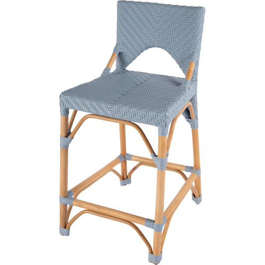 Creanly Rattan Counter Stool by Butler Specialty Company. Made from polyurethane synthetic rattan, rattan in a unique style.