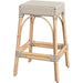 Robias Bar Stool by Butler Specialty Company. Made from natural rattan, synthetic weave in a coastal style.