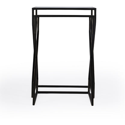 Demi Nesting Tables by Butler Specialty Company in black and black. Made from iron, mirror, mdf in a modern style.