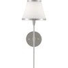 Polished Nickel, Opaque Glass