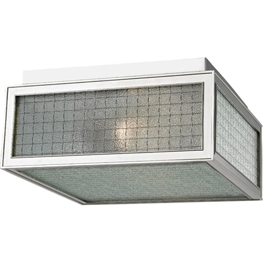 Freemont Flush Mount by Hudson Valley in polished nickel. Made from brass in a transitional style.