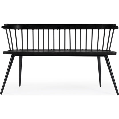 Tempe Bench by Butler Specialty Company. Made from 60% mango solids, 40%- iron in a traditional style.