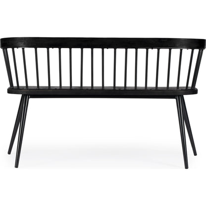 Tempe Bench by Butler Specialty Company. Made from 60% mango solids, 40%- iron in a traditional style.