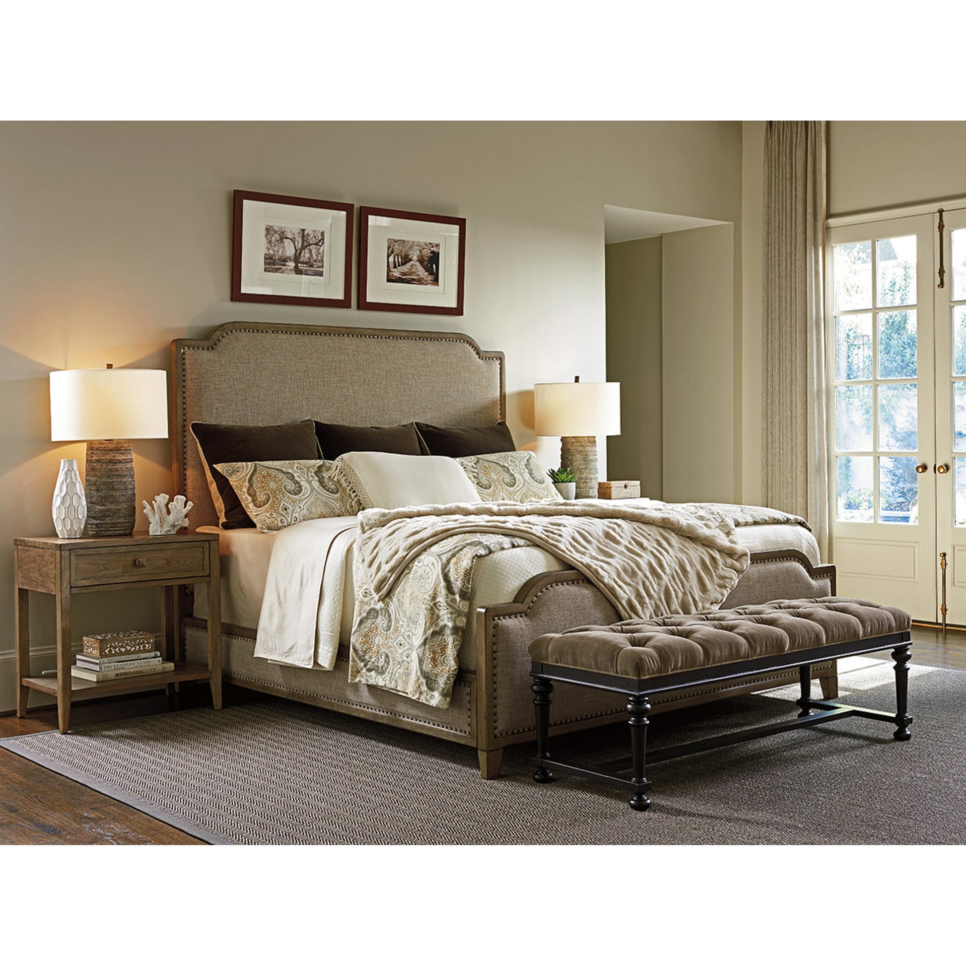 Stone Harbour Upholstered Bed by Tommy Bahama Home in berwick. Made from unique in a transitional style.