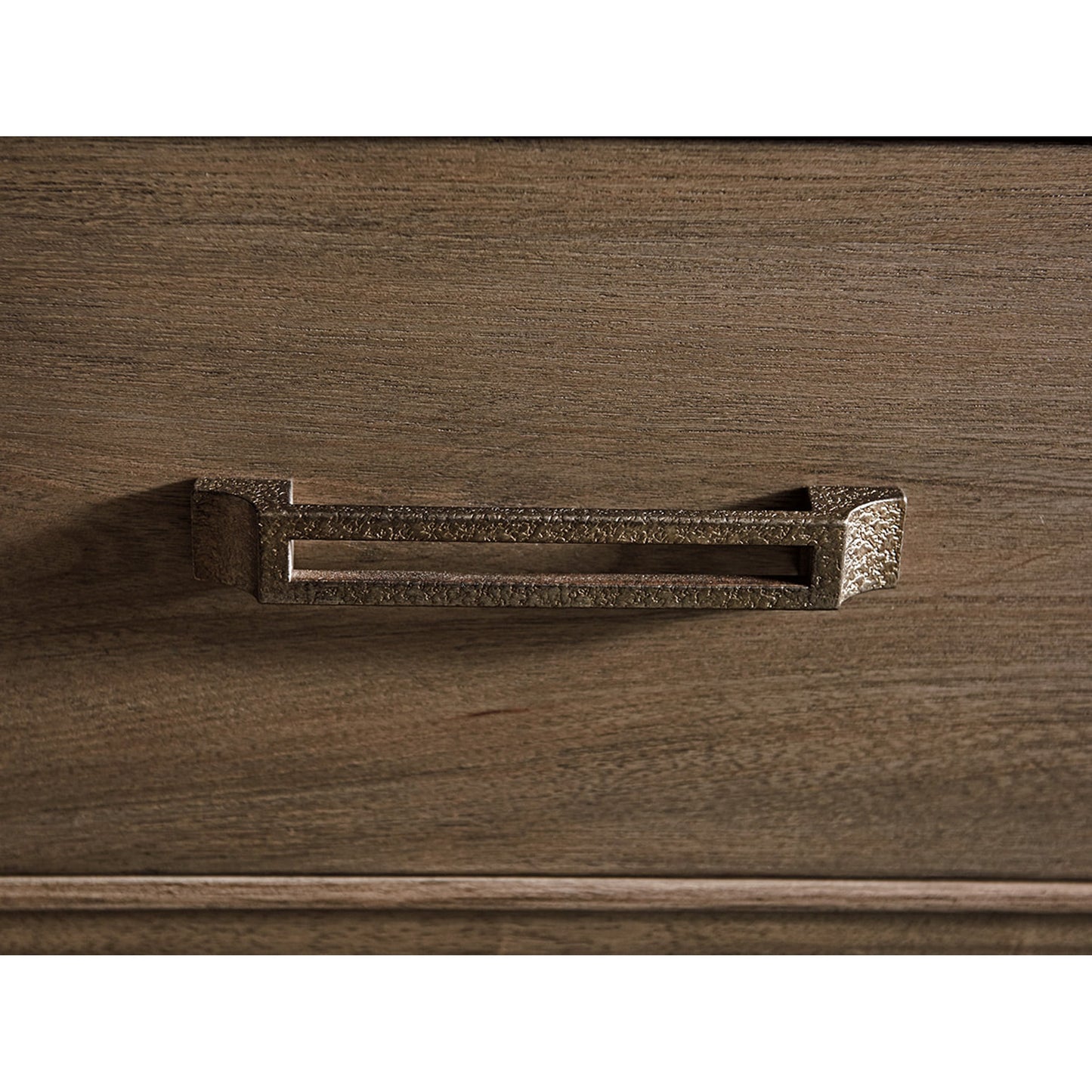 003 SR-835990 | Closeup | Brookdale Drawer Chest by Tommy Bahama Home. Made from unique in a rustic style.