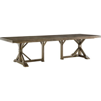 Pierpoint Double Pedestal Dining Table by Tommy Bahama Home. Made from unique in a transitional style.