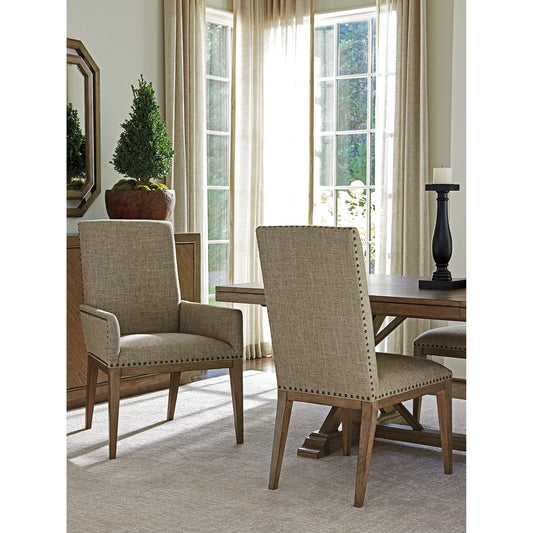 Devereaux Upholstered Arm Chair by Tommy Bahama Home. Made from unique in a modern style.