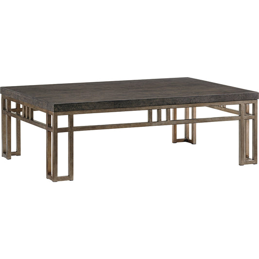 Montera Travertine Cocktail Table by Tommy Bahama Home. Made from unique in a transitional style.