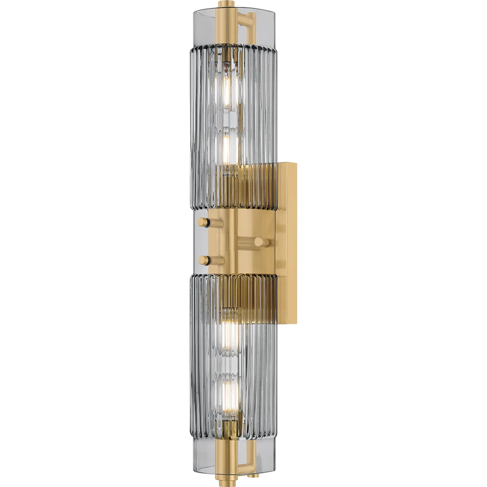 Duoro Bath and Vanity by Corbett in vintage brass. Made from unique in a modern style.