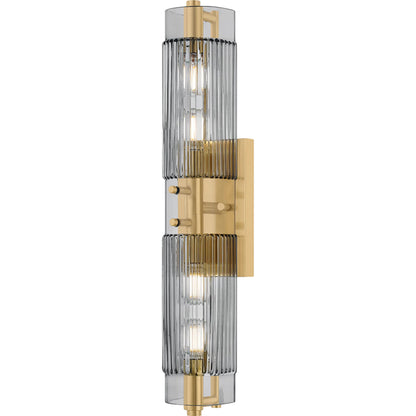 Duoro Bath and Vanity by Corbett in vintage brass. Made from unique in a modern style.