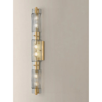 Duoro Bath and Vanity by Corbett in vintage brass. Made from unique in a modern style.