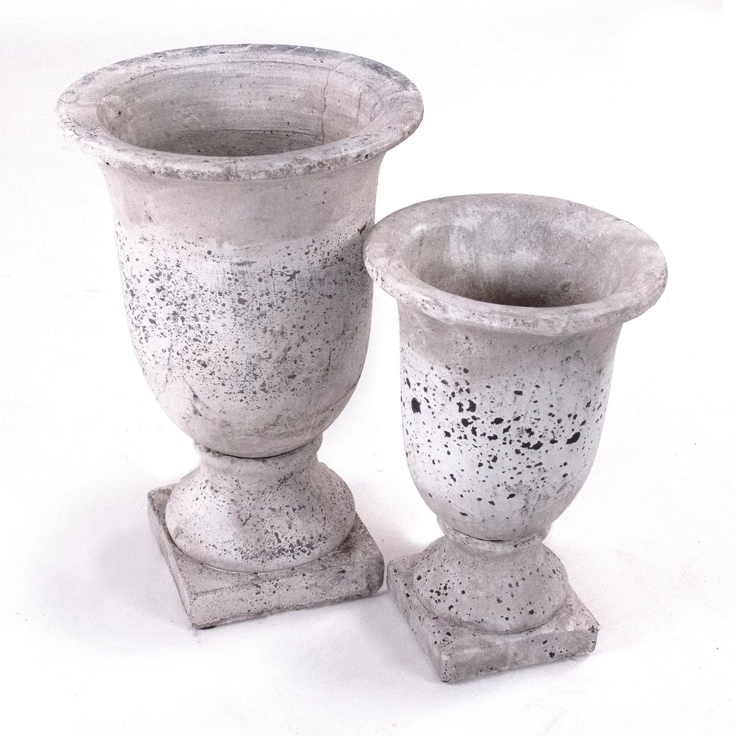003 SI-2448755,SI-2448756 | Additional Silo | Distressed Grey Wash Pottery by Zentique in distressed grey wash. Made from terracotta in a cottage & farmhouse style.