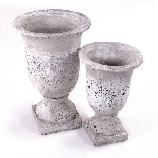 Distressed Grey Wash Pottery by Zentique in distressed grey wash. Made from terracotta in a unique style.