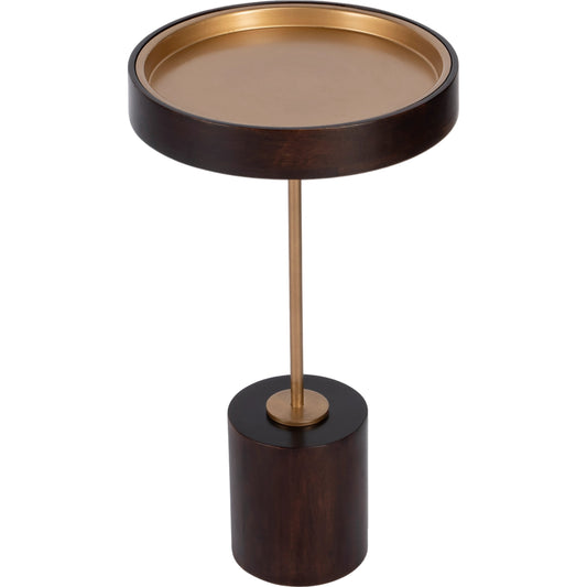 Shen Accent Table by Butler Specialty Company in multi and gold. Made from mango wood, cast iron, acacia wood in a modern style.