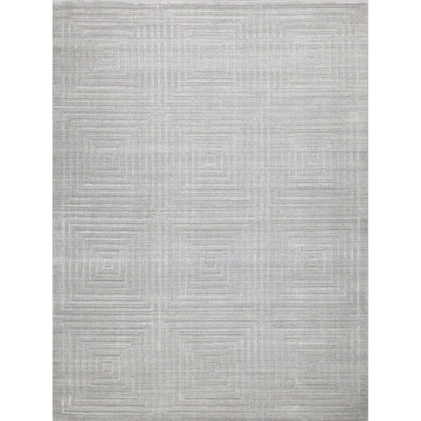 001 SI-2138070,SI-2138071,SI-2138072,SI-2138073,SI-2138074,SI-2138075,SI-2293837 | Primary Silo | Castelli 5626 Rug by Exquisite Rugs in light silver. Made from bamboo silk, new zealand wool in a unique style.