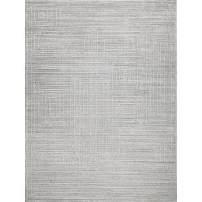 Castelli 5627 Rug by Exquisite Rugs in light gray. Made from bamboo silk, new zealand wool in a unique style.