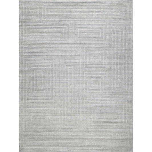 001 SI-2138076,SI-2138077,SI-2138078,SI-2138079,SI-2138080,SI-2138081,SI-2293838 | Primary Silo | Castelli 5627 Rug by Exquisite Rugs in light gray. Made from bamboo silk, new zealand wool in a unique style.