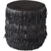 Fringe Ottoman by Global Views. Made from mdf, leather, pvc in a unique style.