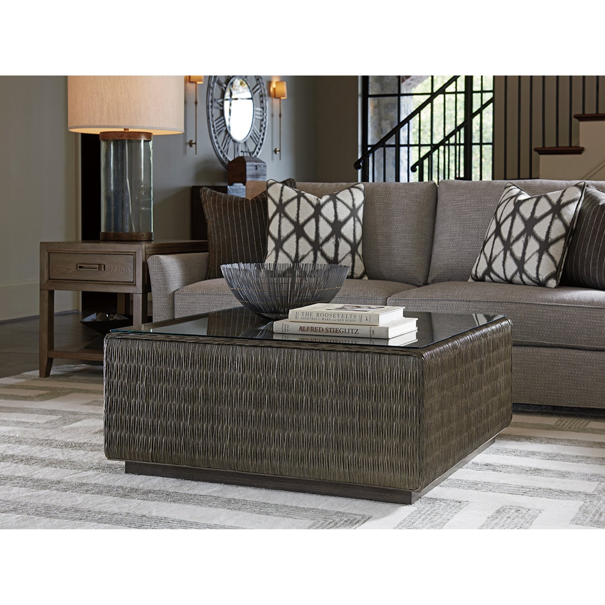 Seawatch Woven Cocktail Table by Tommy Bahama Home. Made from unique in a coastal style.