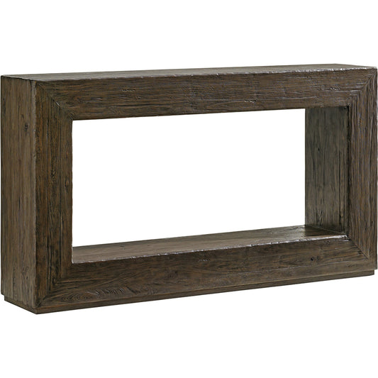 Dawson Console by Tommy Bahama Home in smoke gray. Made from unique in a modern style.
