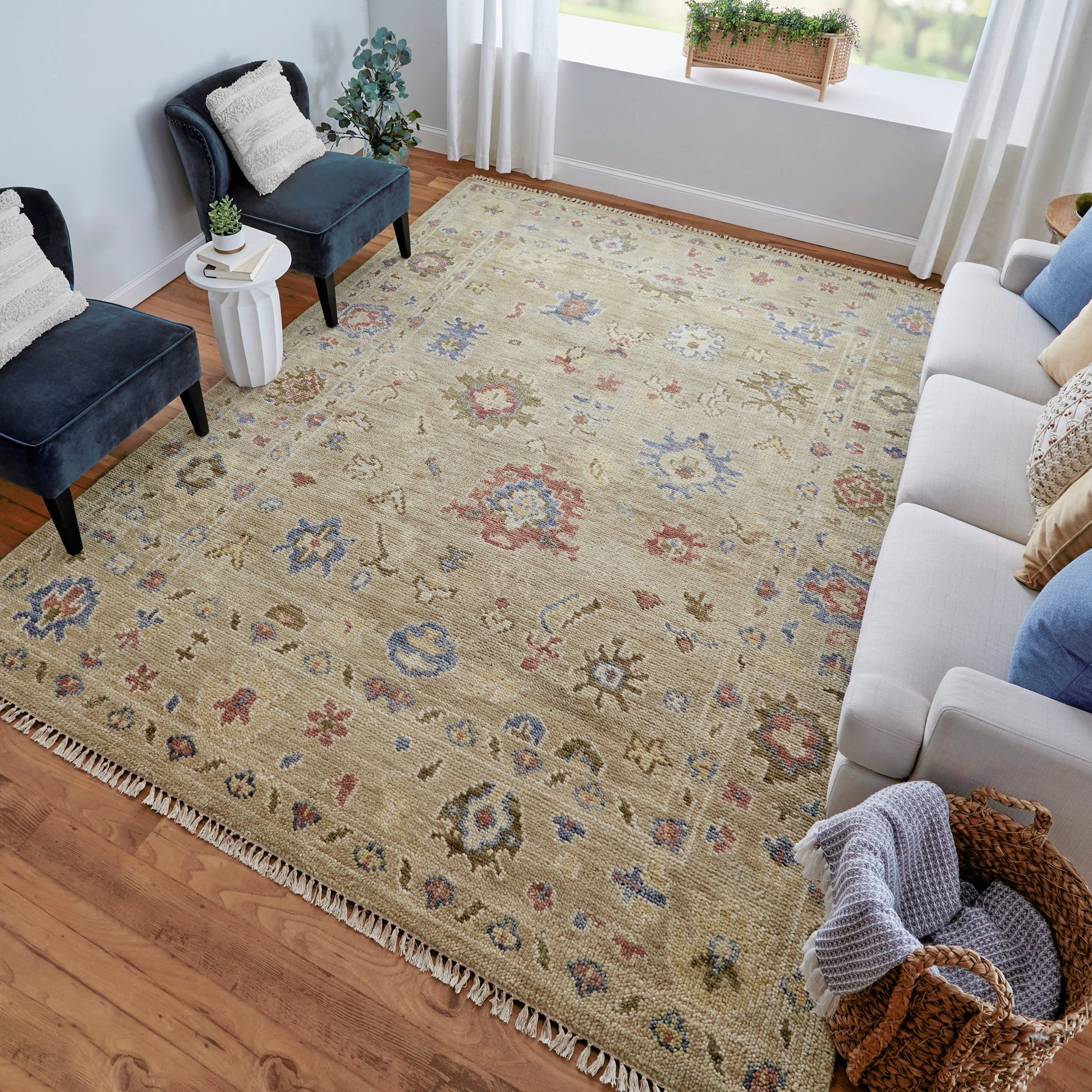 Fillmore Transitional & Botanical Rug - FIL69CJF by Feizy. Made from wool in a unique style.