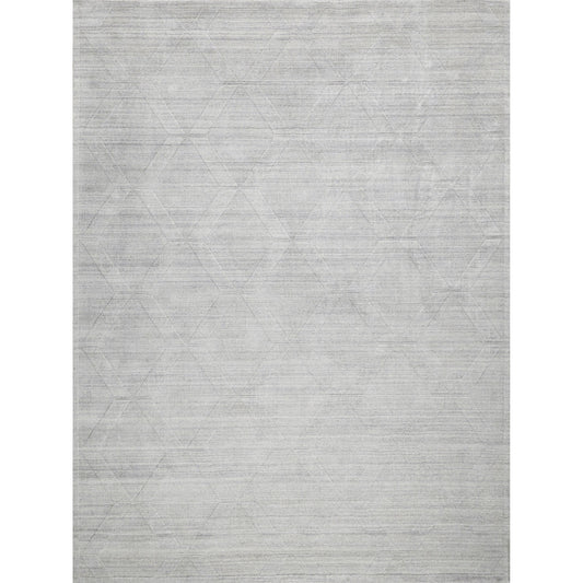 001 SI-2138094,SI-2138095,SI-2138096,SI-2138097,SI-2138098,SI-2138099,SI-2293841 | Primary Silo | Castelli 5630 Rug by Exquisite Rugs in light silver. Made from bamboo silk, new zealand wool in a unique style.