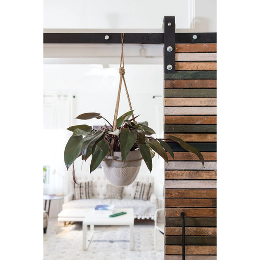 Hammock Hanging Pot by Accent Decor in off-white. Made from ceramic in a modern style.