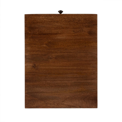 Alec End Table by Butler Specialty Company in brown. Made from mango wood + iron + mdf in a modern style.