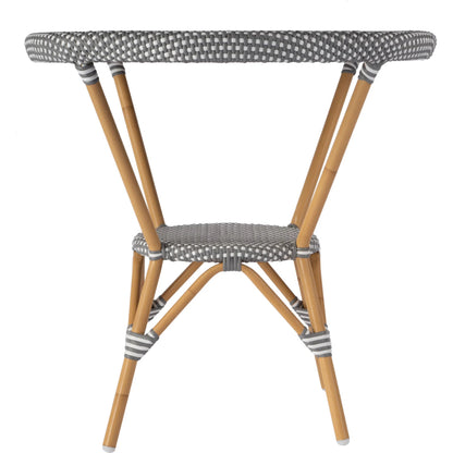 Tobias Outdoor Bistro Table by Butler Specialty Company. Made from aluminum, polyurethane synthetic rattan in a eclectic & global style.