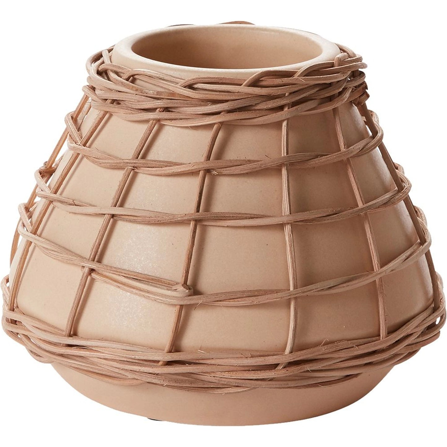 001 SI-2084787 | Primary Silo | Lissome Vase by Accent Decor in tan. Made from ceramic in a cottage & farmhouse style.