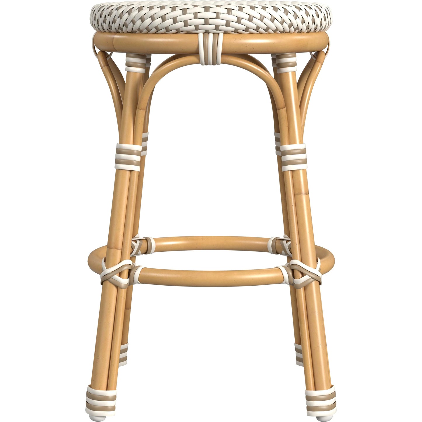 004 SI-2077747 | Additional Silo | Tobias Outdoor Rattan Counter Stool by Butler Specialty Company. Made from aluminum: 80%, pe rattan weave: 20% in a coastal style.