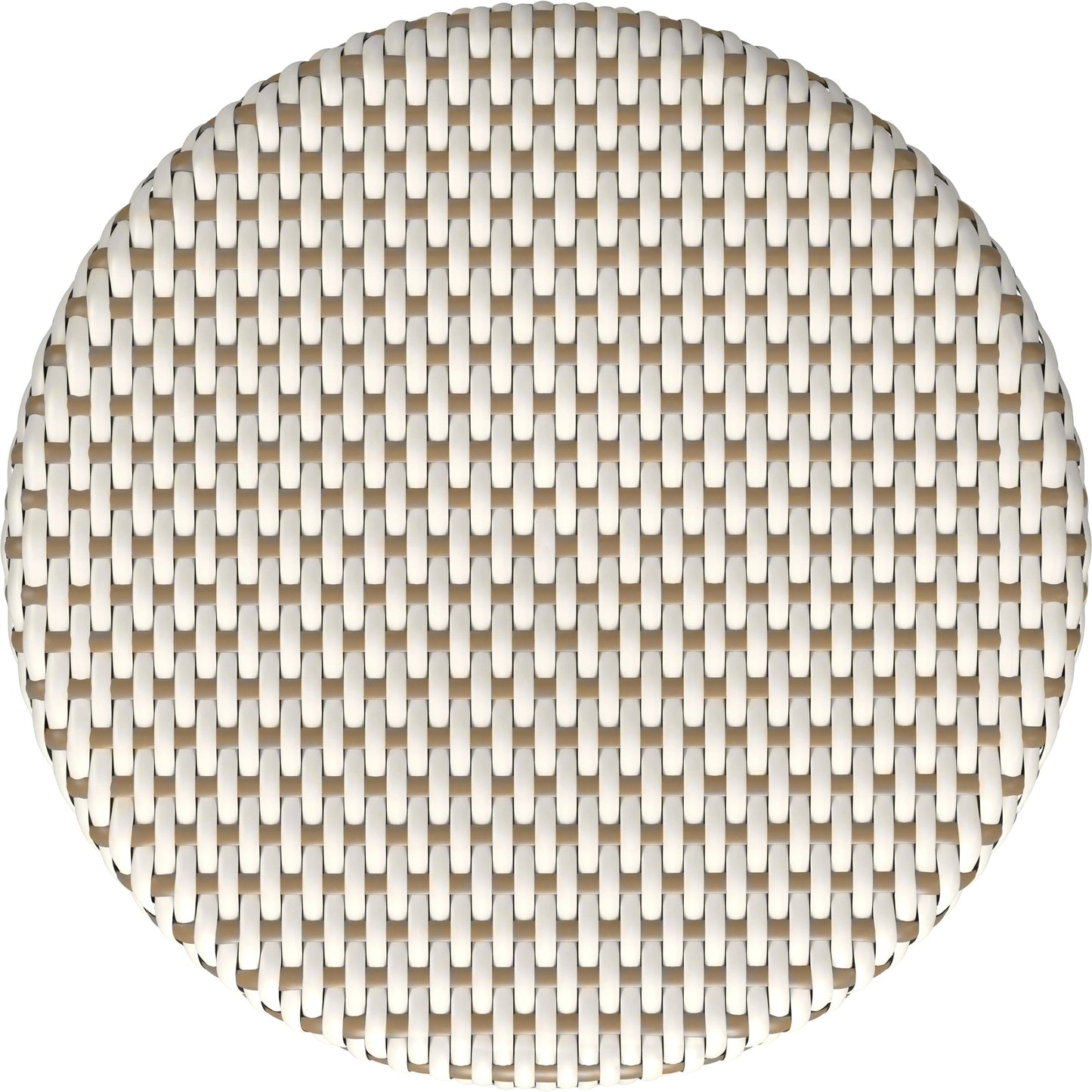 009 SI-2077747 | Closeup | Tobias Outdoor Rattan Counter Stool by Butler Specialty Company. Made from aluminum: 80%, pe rattan weave: 20% in a coastal style.