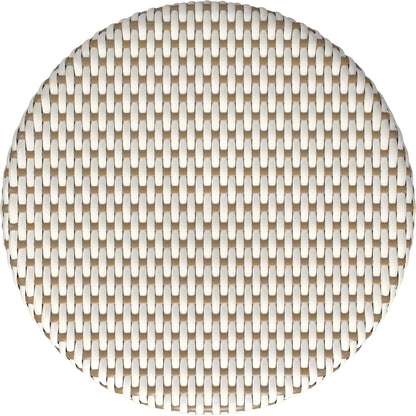 Tobias Outdoor Rattan Counter Stool by Butler Specialty Company. Made from aluminum: 80%, pe rattan weave: 20% in a coastal style.