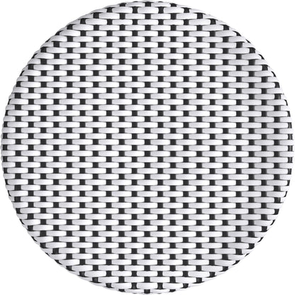 Tobias Outdoor Rattan Counter Stool by Butler Specialty Company. Made from aluminum: 80%, pe rattan weave: 20% in a coastal style.