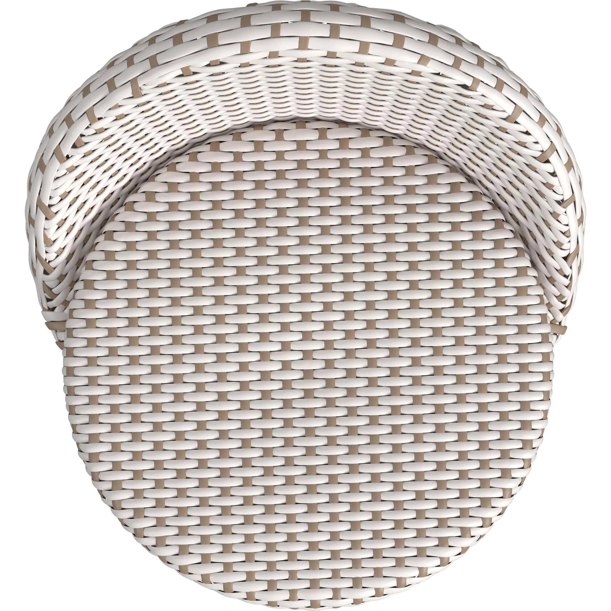 Tobias Outdoor Rattan Low Back Counter Stool by Butler Specialty Company. Made from aluminum: 80%, pe rattan weave: 20% in a coastal style.