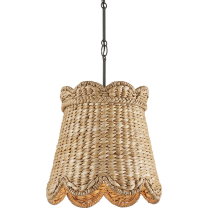 Annabelle Pendant by Currey and Company. Made from wrought iron in a cottage & farmhouse style.