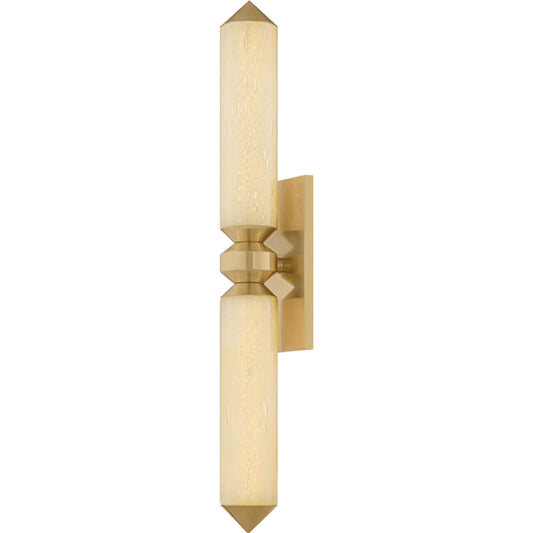 Hydra Wall Sconce by Corbett in vintage brass. Made from glass in a unique style.